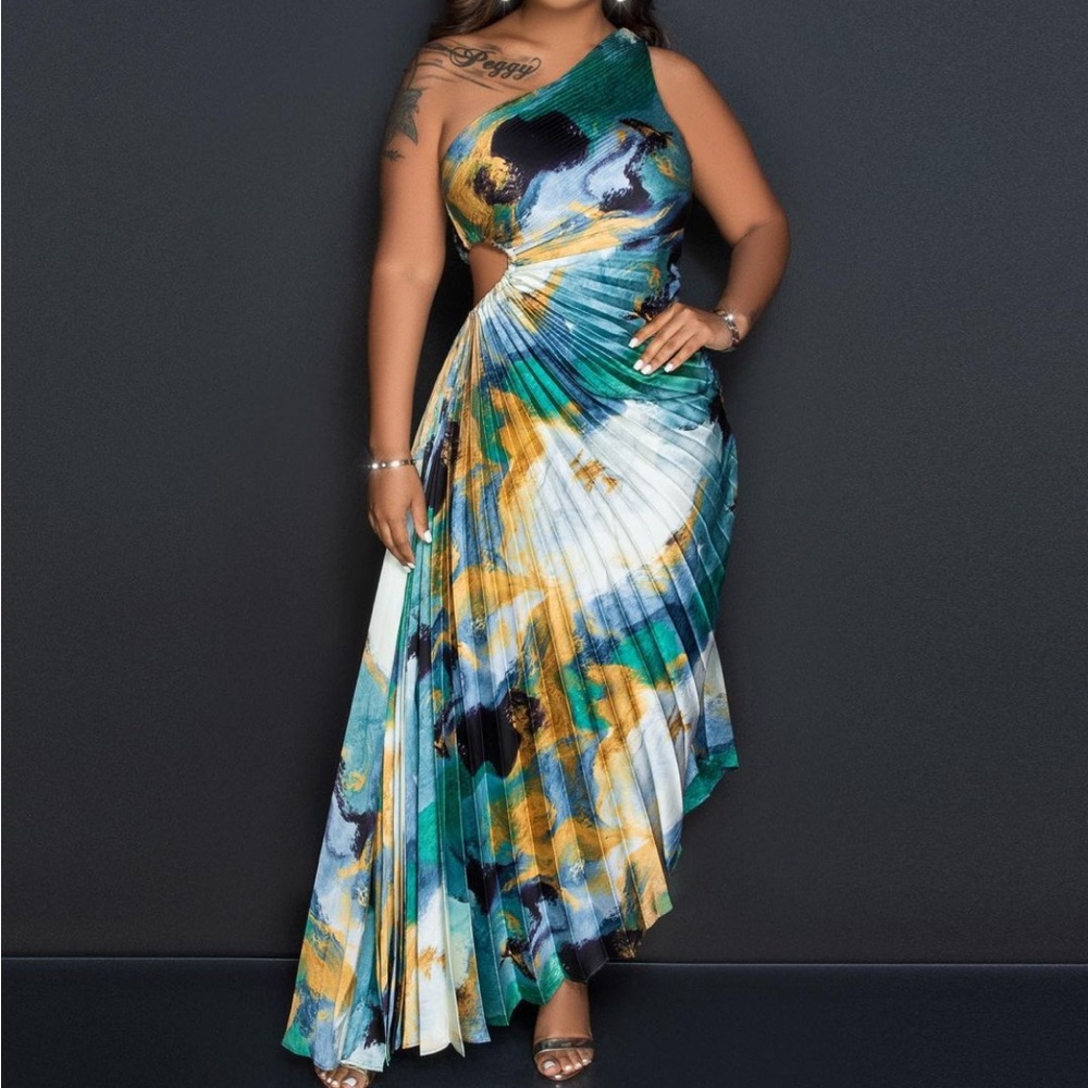 Pleated Dress